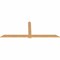 Ekena Millwork Eugene Smooth Timber Gable Bracket, Western Red Cedar, 108"W x 40"H x 1 1/2"D x 5 1/2"F, 9/12 Pitch GBW108X40X0206EUG00SWR - alternate 3